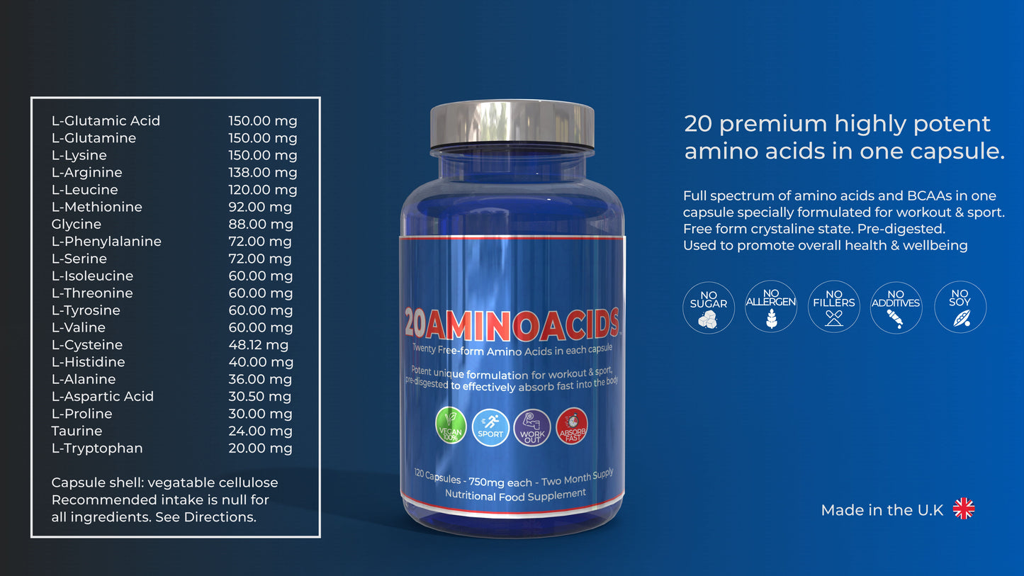 20 Amino Acids full spectrum